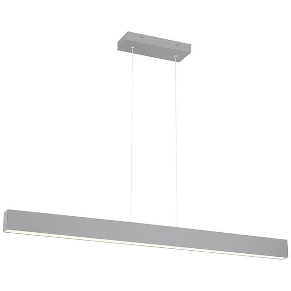 Access Lighting Form, Dual Voltage LED Linear Pendant, Gray Finish, Acrylic Lens Acrylic 24900LEDD-GRY/ACR - main